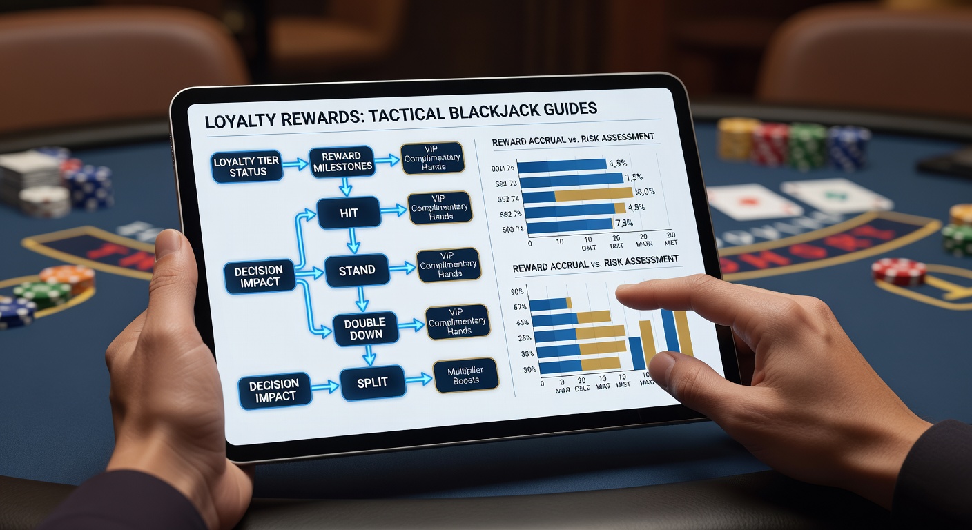 Mobile App mit Loyalty-Charts und Blackjack-Tabelle